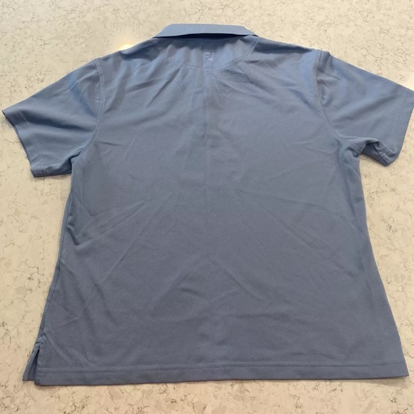 Footjoy Women's Blue Golf Polo Shirt Size L - Picture 3 of 11